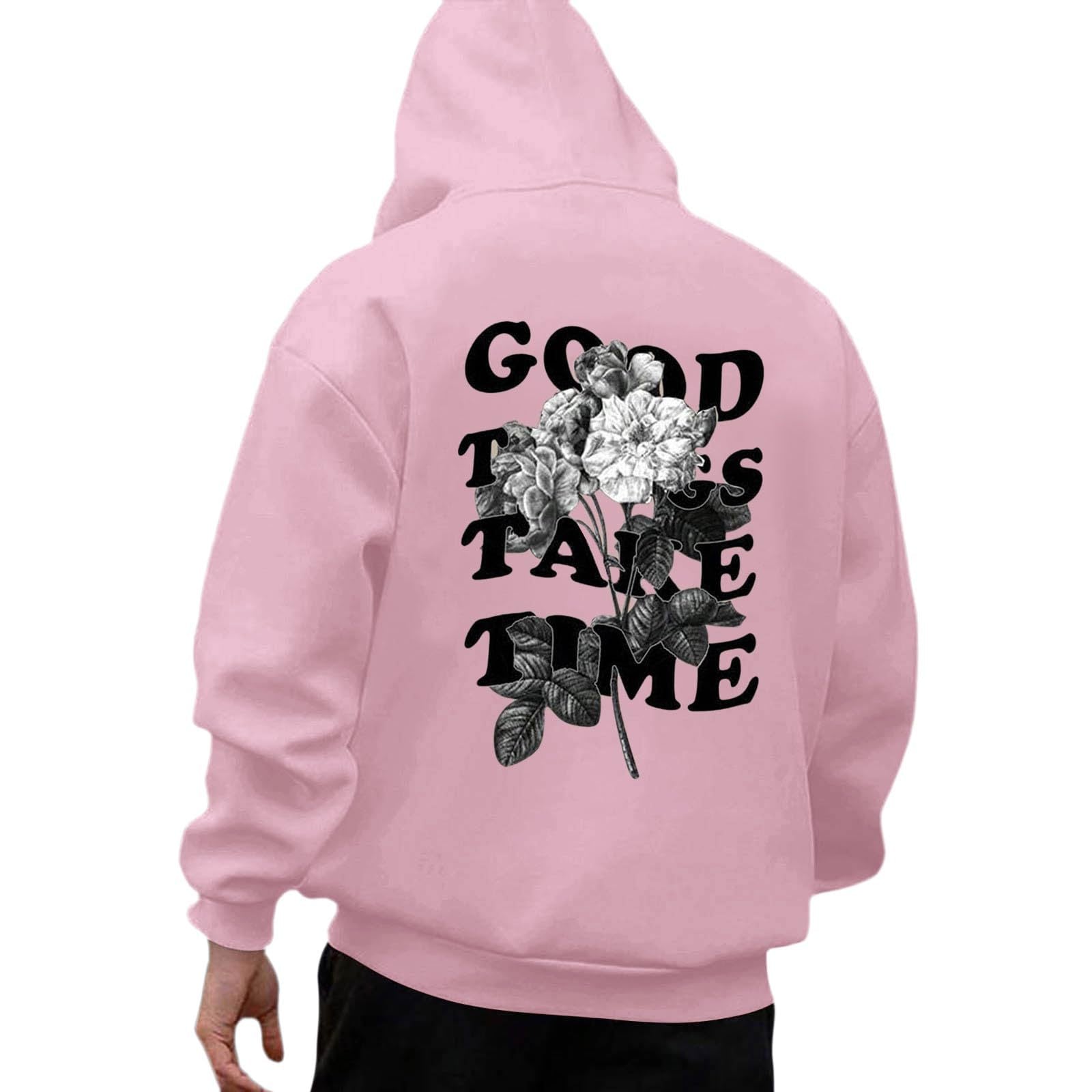 European and American Men's Sweatshirts 2024 Autumn and Winter New Large Size Loose Hooded Long-Sleeved Men's Sweatshirts Factory Wholesale Cross-Border