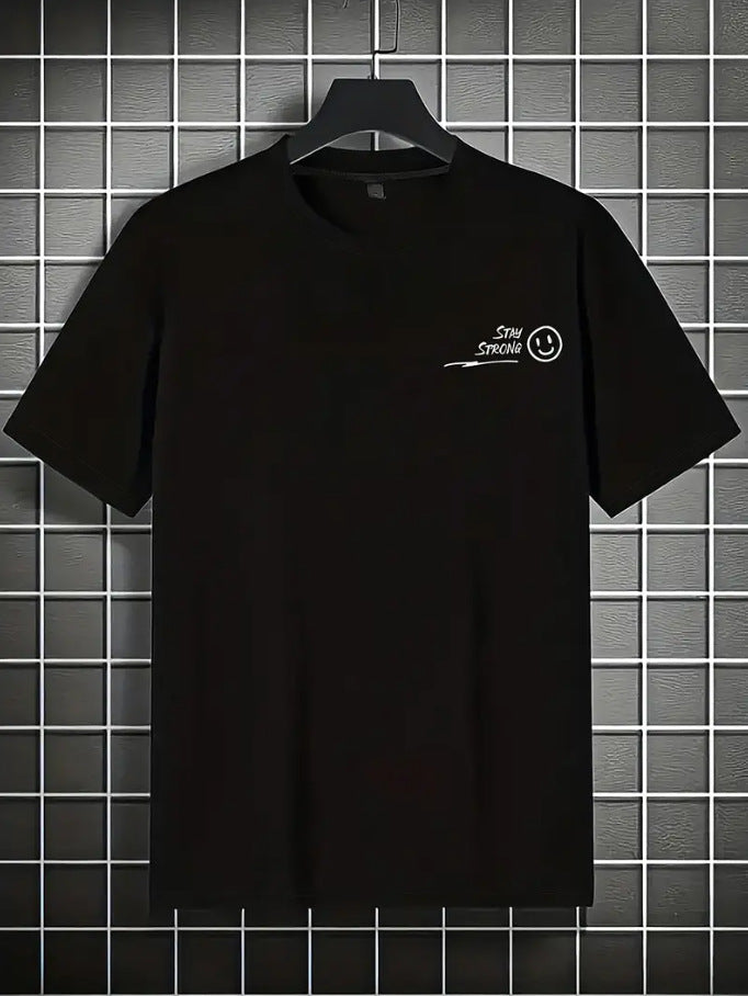 playera de manga corta never give up