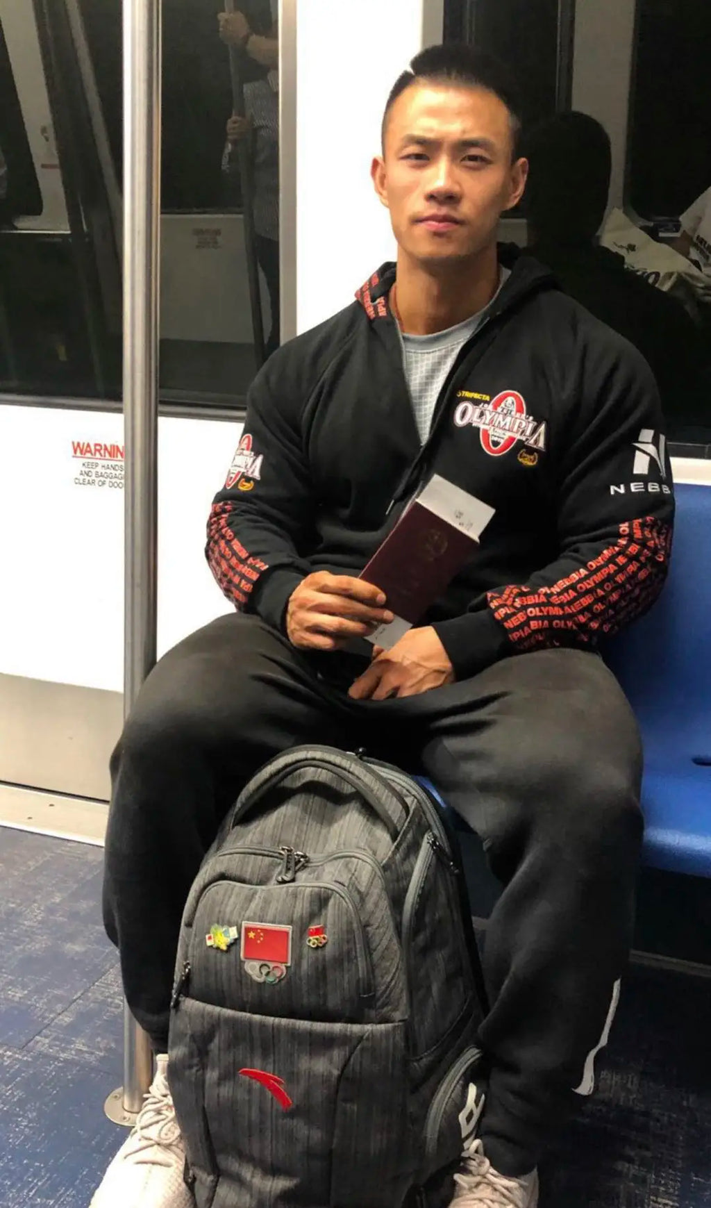 2025 Latest 60th Anniversary Olympia Embroidered Hoodie Sweater Fitness Bodybuilding Athlete