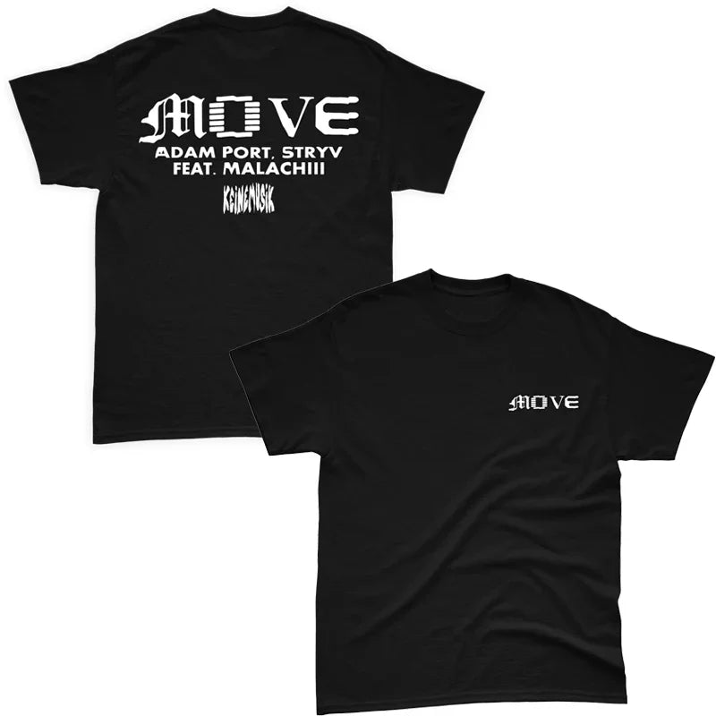 Camiseta de manga corta de verano para hombre y mujer, ropa de calle informal Vintage, Keinemusik, etiqueta de registro Camiseta